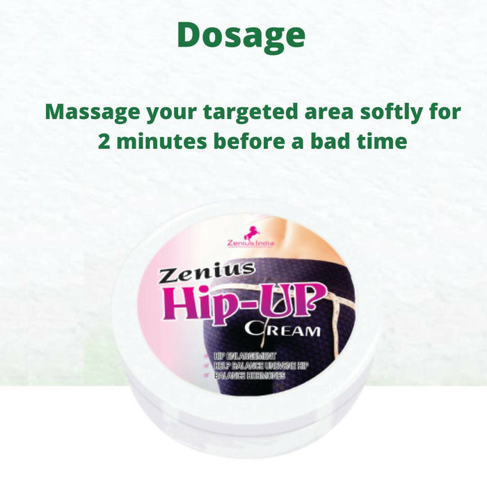Zenius Hip Up Cream | butt enlargement cream - buttocks increase medicine | 50gm cream