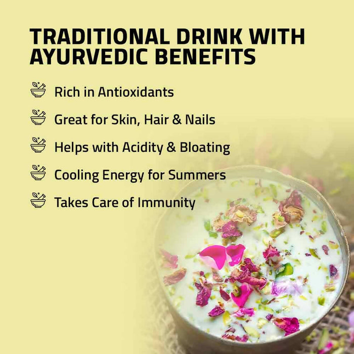 Auric beverages Instant Ayurvedic Thandai | Rich in Antioxidants 250 Gram