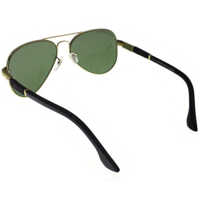 Generic affable unisex aviator fit sunglasses by jazz inc, frame color gold and lens color green (1) (LWF219)