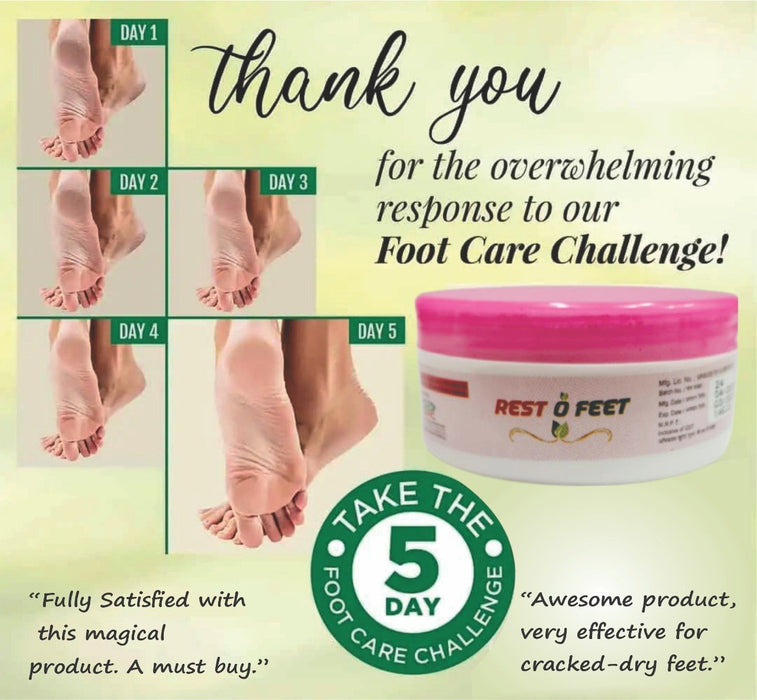 DM Elixircare Rest-O-Feet | Foot Heel Gel Moisturizes Callus Cracked Rough Dry Dead Skin and Corns, Softens Thick Painful Feet Nails- Pack of 3 - Local Option