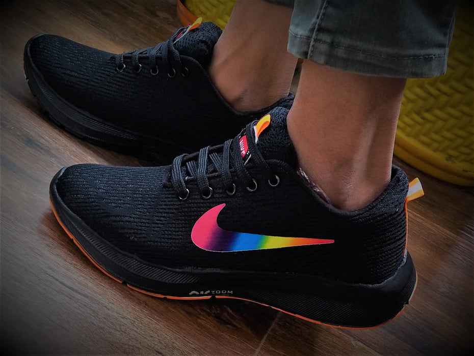Nike Rainbow Stylish Men's Shoes Premium Quality By Pioneerkart