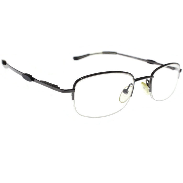 Generic affable|zero power or with power|hardcoat coating|reading eyeglass fullrim metal rectangle eyeglass for men & women (Unisex) with near vision lenses|small|sku:-RD_273 +5.00