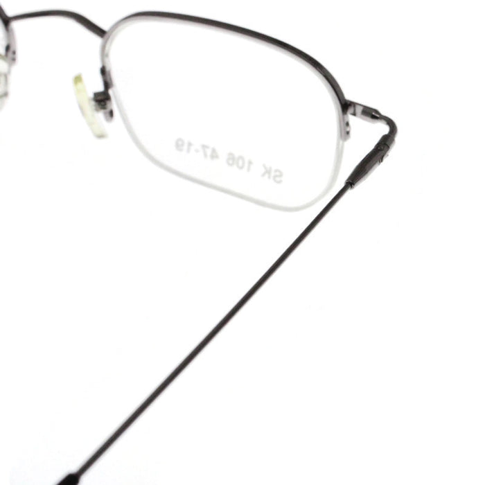 Generic affable|zero power or with power|antireflection coating|reading eyeglass halfrim metal rectangle eyeglass for men & women (Unisex) with near vision lenses|small|sku:-RD_275 +3.25