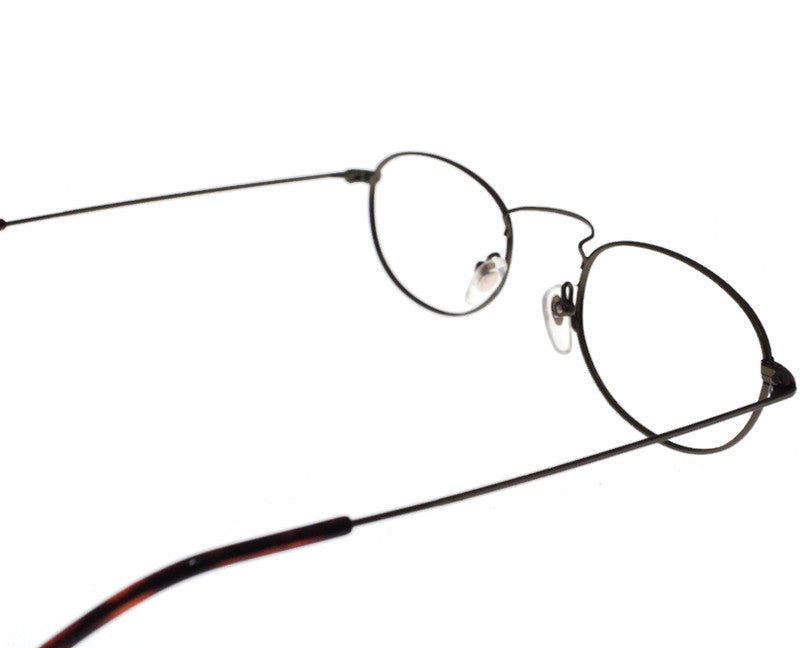 Generic affable|zero power or with power|hardcoat coating|reading eyeglass fullrim metal round eyeglass for men & women (Unisex) with near vision lenses|small|sku:-RD_261 +4.00