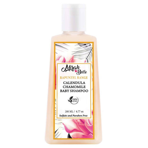 Mirah Belle - Natural & Organic - Calendula - Chamomile Baby Shampoo - Sensitive Scalp - Sulfate & Paraben Free - Local Option