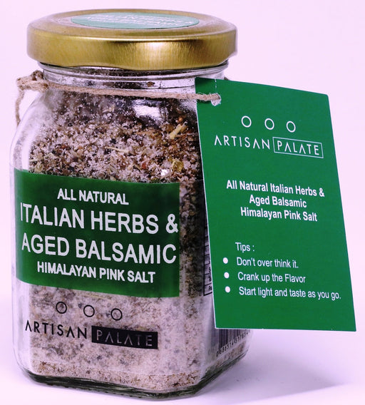All Natural Italian Herbs, Aged Balsamic Himalayan Pink Salt - Local Option