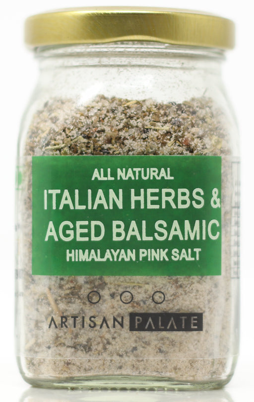 All Natural Italian Herbs, Aged Balsamic Himalayan Pink Salt - Local Option