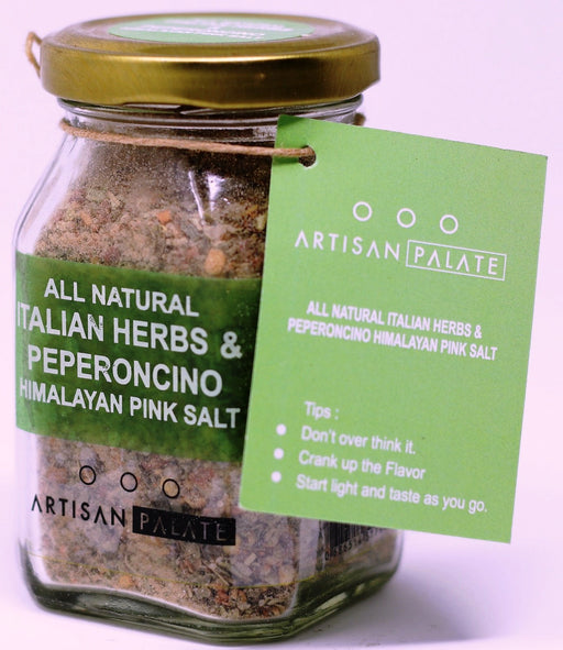 All Natural Italian Herbs & Peperoncino Himalayan Pink Salt - Local Option
