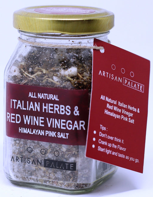All Natural Italian Herbs and Red Wine Vinegar Himalayan Pink Salt - Local Option