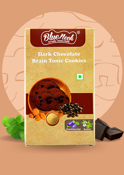 Dark Chocolate Brain Tonic Cookies Pack of 2 (200gmX2)