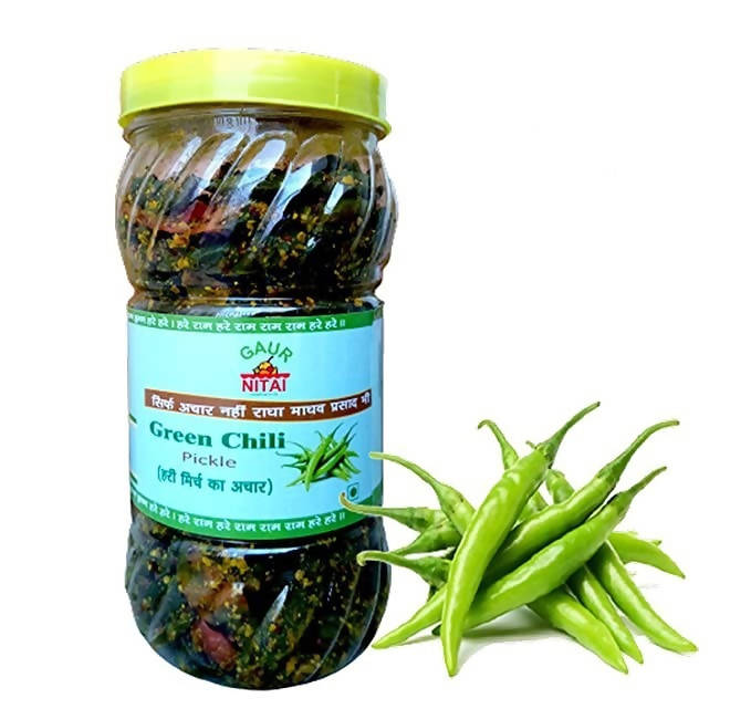 Gaur Nitai Hari Mirch Achar Green Chili Pickle
