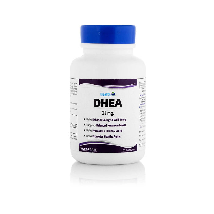 Healthvit DHEA 25MG Support Overall Well-Being | 60 Capsules - Local Option