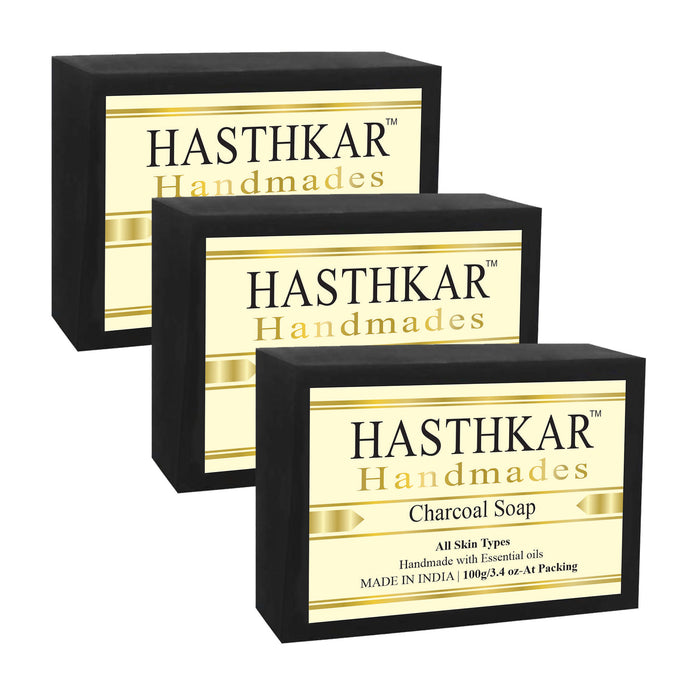 Hasthkar Handmades Glycerine Charcoal Soap-100gm