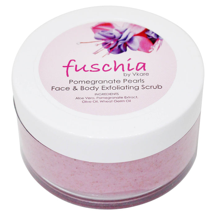 Fuschia - Pomegranate Pearls - Face & Body Exfoliating Scrub - 50g - Local Option