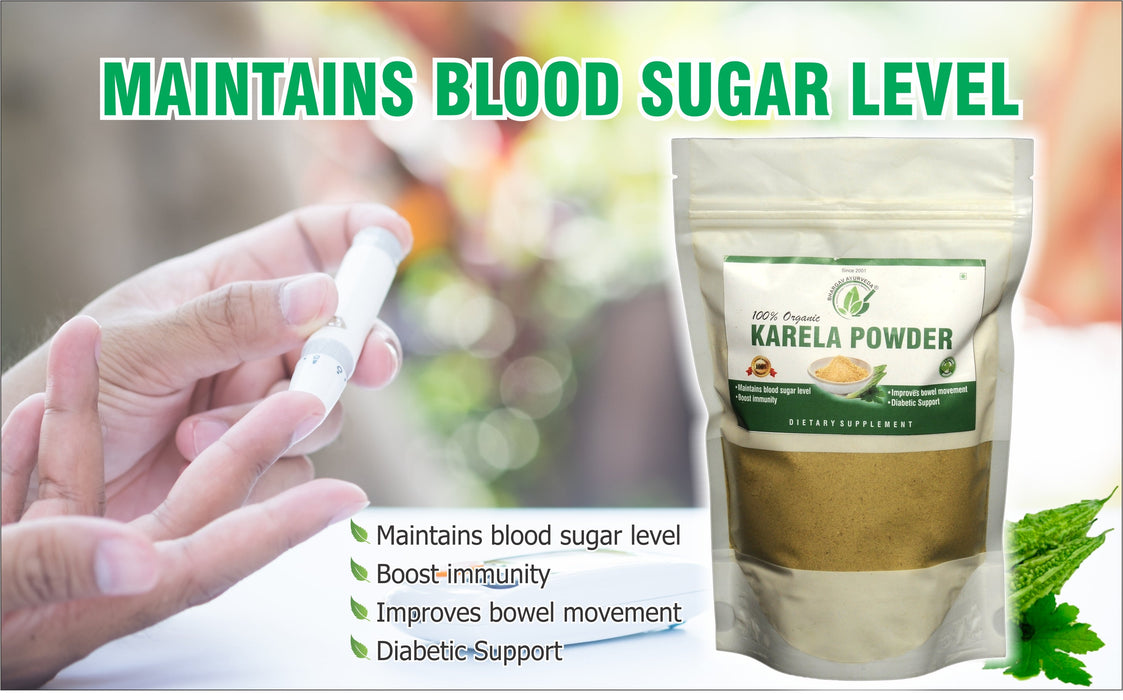 Dr. Bhargav's Karela Powder 100 % pure & Organic | Maintains blood sugar level | 100 gms