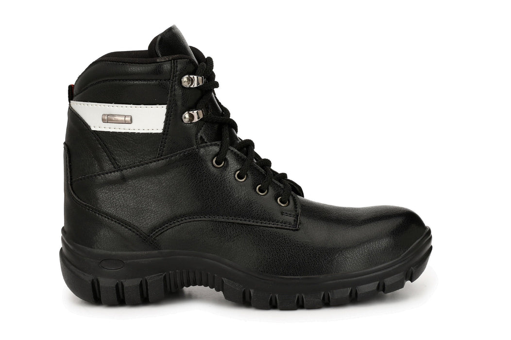 Kavacha High Ankle Black Safety Shoes
