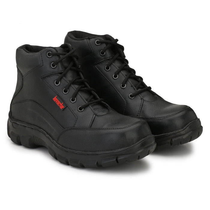 Kavacha Pure Leather Steel Toe Safety Shoe , S50 Boots For Men