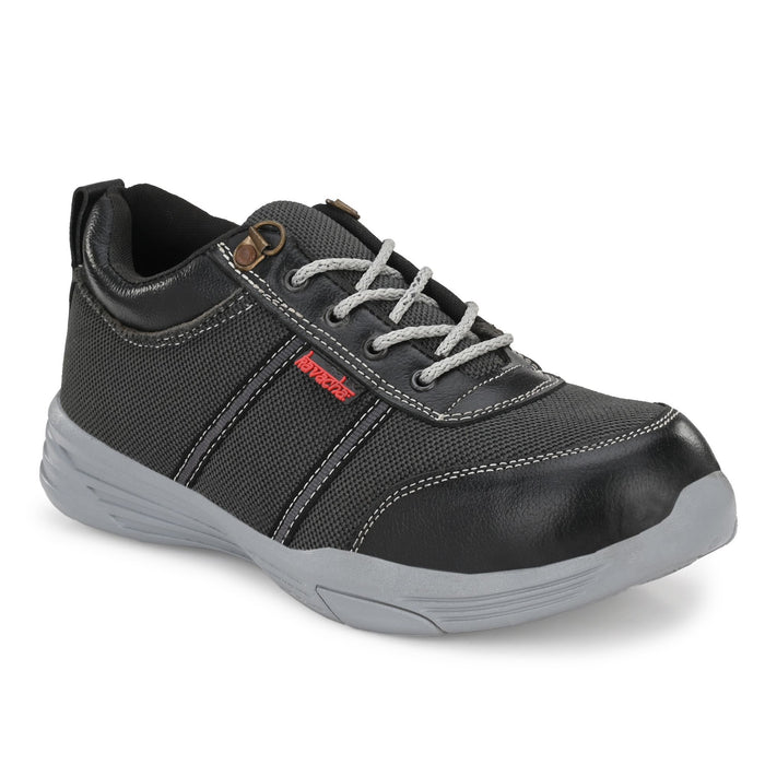 Kavacha Pure Leather and mesh Steel Toe Safety Shoe, S93