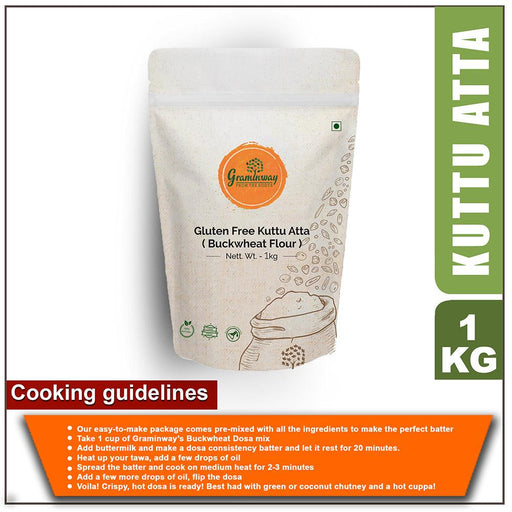 Gluten Free Kuttu Atta / Buckwheat Flour - Local Option