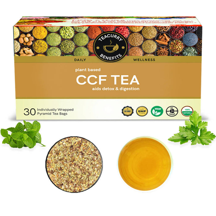 CCF Tea - Cumin Coriander Fennel Tea | For Asthma and Digestive Health