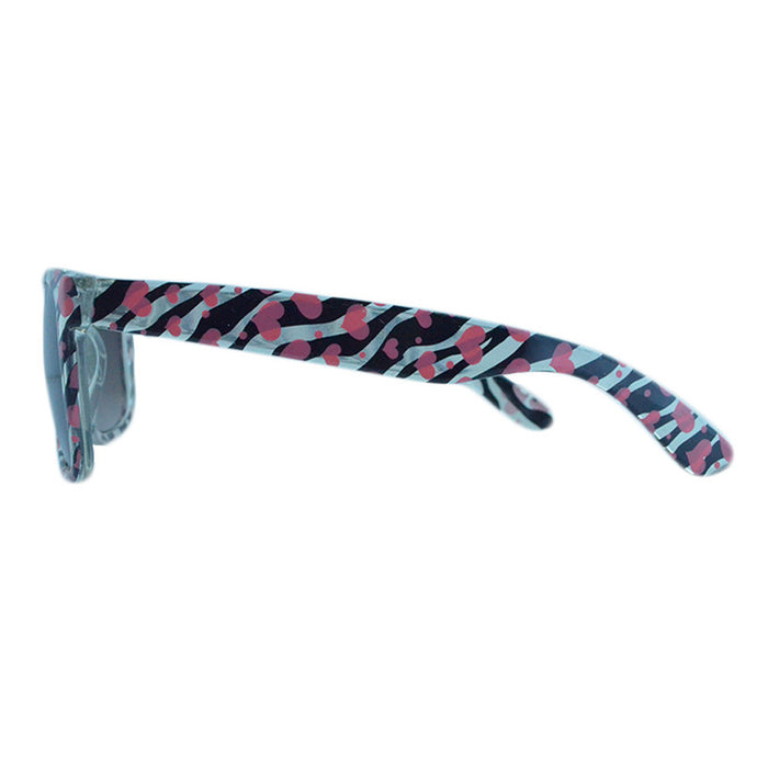 Generic affable unisex fit square sunglasses by jazz inc, frame color Solid Print Pink (LWF29)