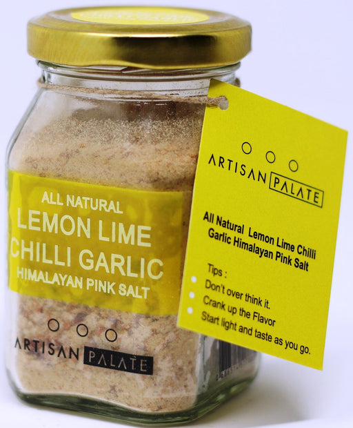All Natural Lemon Lime Chilli Garlic Himalayan Pink salt    - Local Option