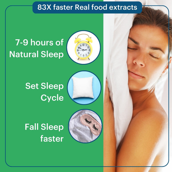 Laurik Melatonin 10mg with Tagar | Advanced Non - Habit Forming Sleep Formula For Deep Sleep and Relaxation For Men and Women - 30 Veg Tablets