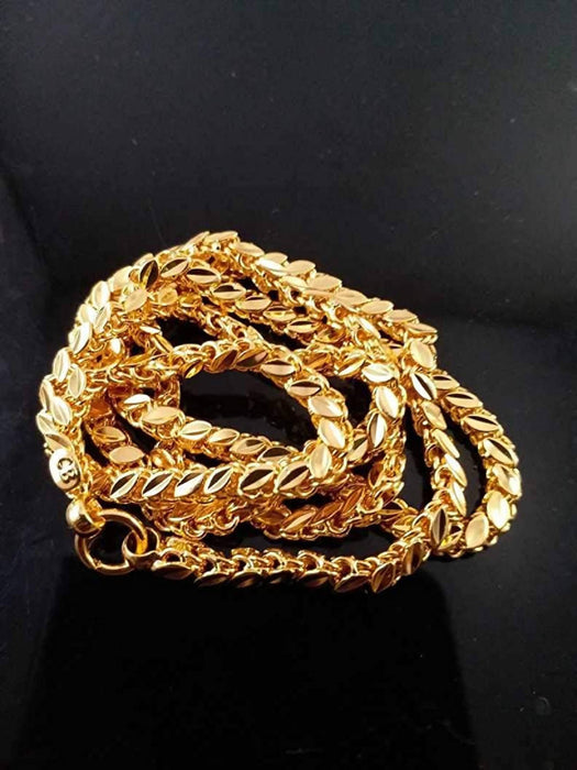NX CHINTAMANI GOLD PLATED CHAIN FOR UNISEX
