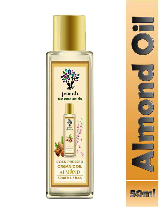 Pramsh Cold Pressed Virgin Almond Oil Hair Oil 50ml - Local Option