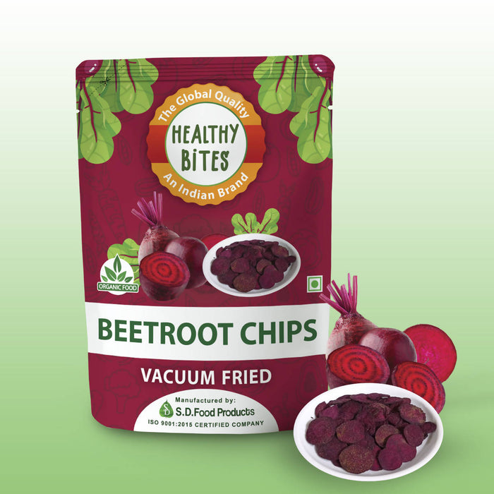 Beetroot Chips - Vacuum Fried (Pack of 3 X 50g = 150g)