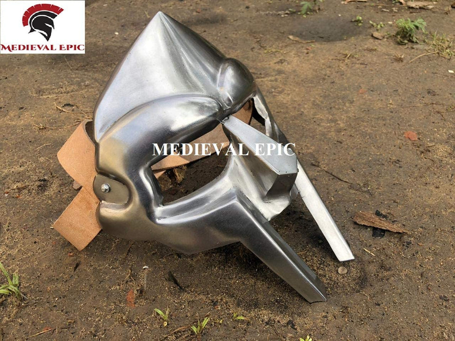 MEDIEVAL EPIC Spartan Armor Helmet Gladiator Maximus Doom face mask Steel Armour