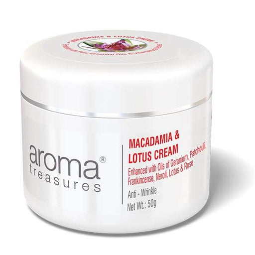 Aroma Treasures MACADAMIA & LOTUS CREAM (Anti-Wrinkle Cream) - 50g - Local Option