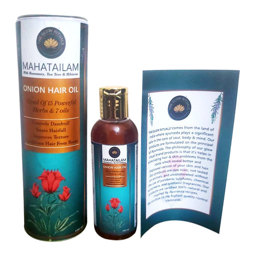 the glow rituals mahatailam onion hair oil - Local Option