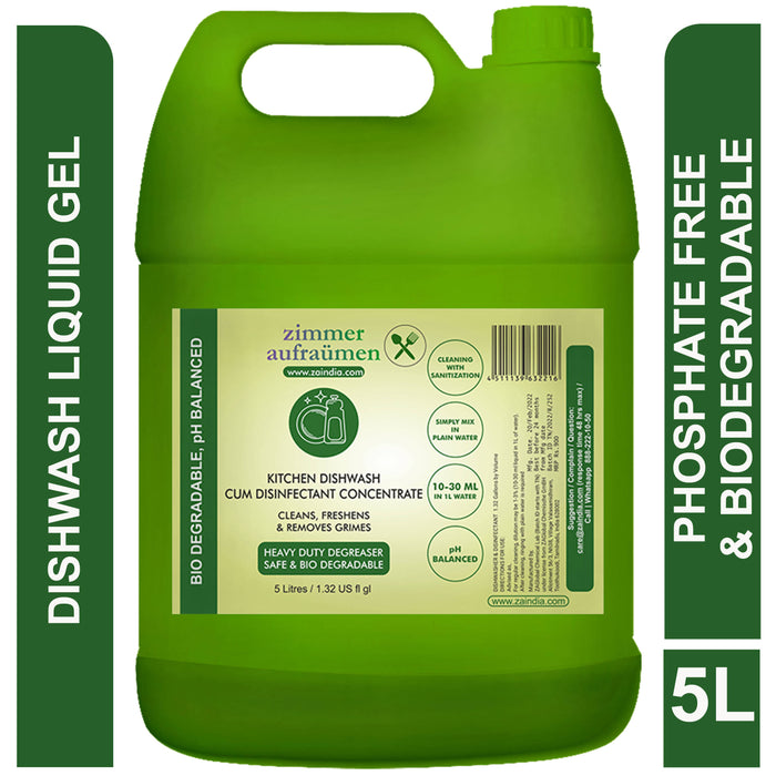 Manual Dishwashing (Lemon) Liquid Detergent-5 Liters
