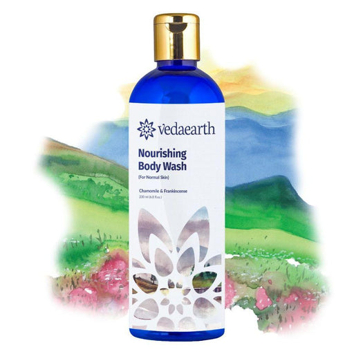 Nourishing Body Wash with Chamomile & Frankincense, For Regular Skin, Soothes & restores Nourishment - Local Option