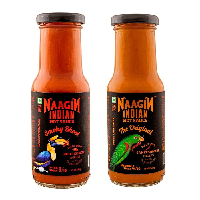 Naagin Hot Sauce Combo - The Original & Smoky Bhoot (Pack of 2)