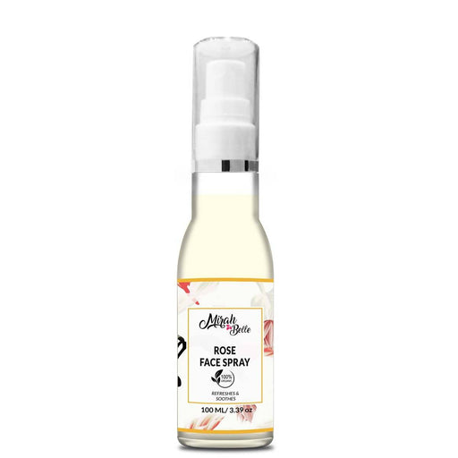 Mirah Belle - Organic & Natural - Rose Face Spray - Hydrating, Cooling and Refreshing. Paraben and Alcohol Free - Local Option