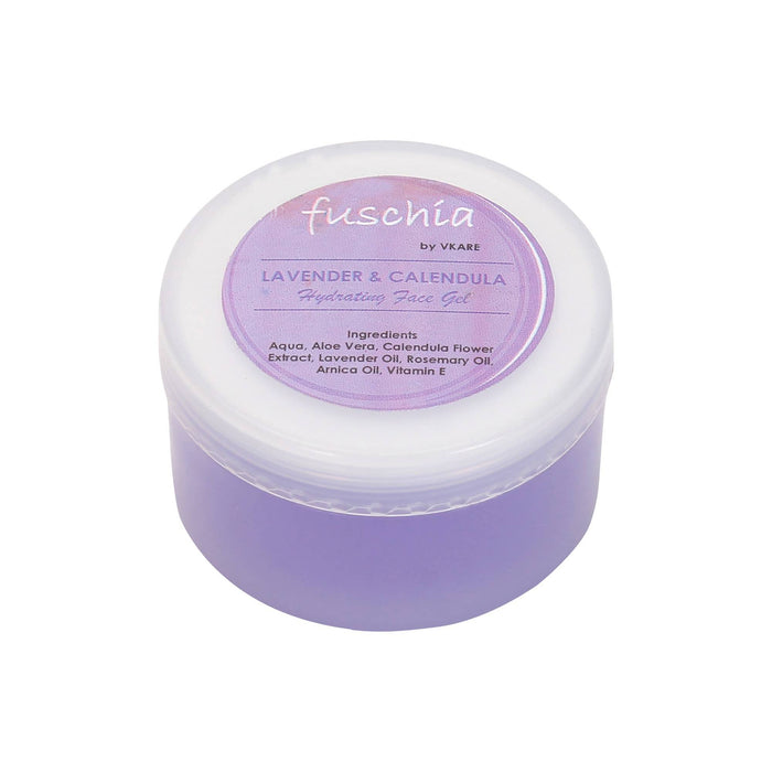 Fuschia Hydrating Face Gel - Lavender & Calendula - 50g - Local Option