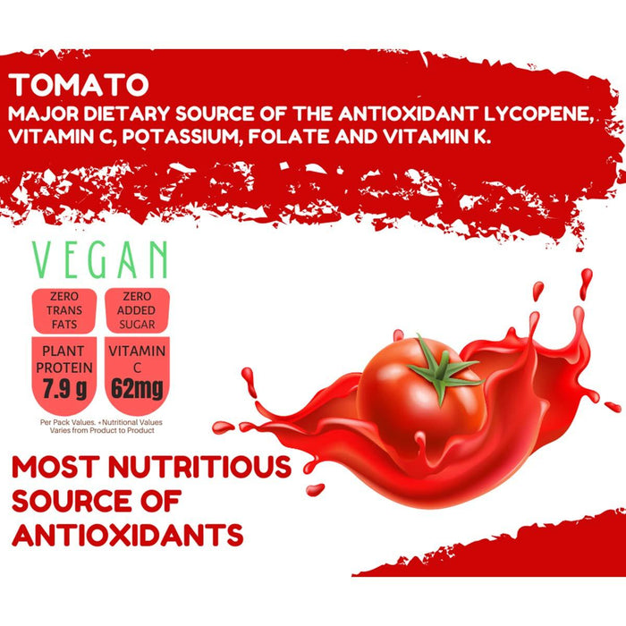 NutriSnacksBox Creamy Instant Tomato Soup Mix, 105 gm (15g x 7 Sachet) | Healthy Tomato Soup Premix Powder ( Sugar-Free Healthy Soup), Protein Rich, Low Fat