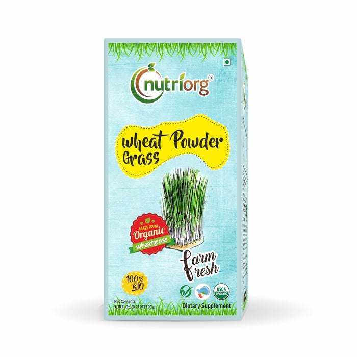 Nutriorg Certified Organic Wheatgrass powder 100g