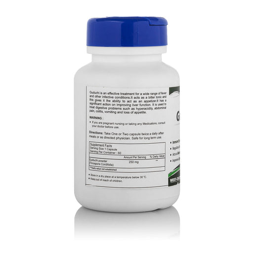 HealthVit Guduchi Powder 250 mg 60 Capsules (Pack Of 2) - Local Option
