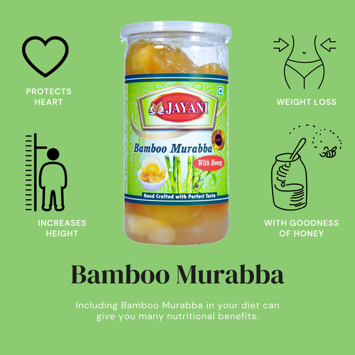 Jayani Homemade Bamboo Murabba with WILD FOREST HONEY 800 gm