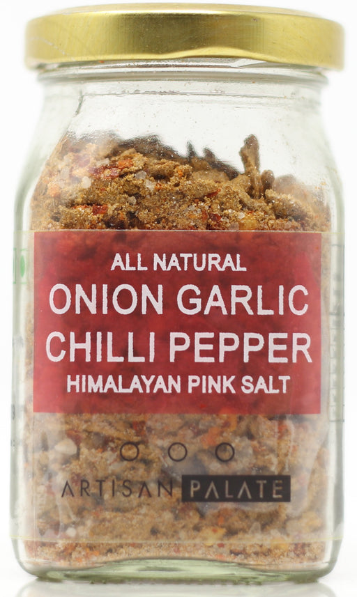 All Natural Onion Garlic Chilli Pepper Himalayan Pink Salt - Local Option