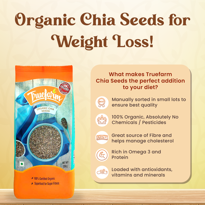 Organic Chia Seeds (250g)