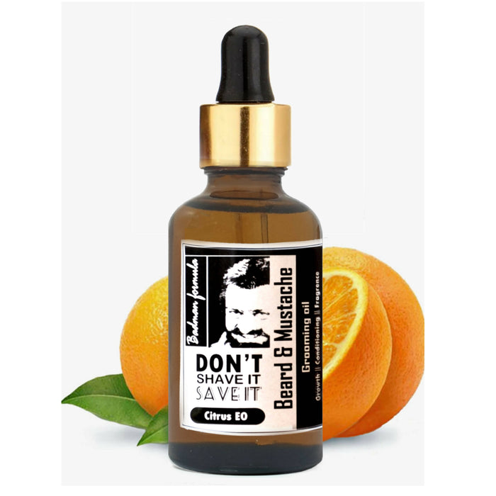 Beard & Mustache Oil | Pure Citrus Botanical