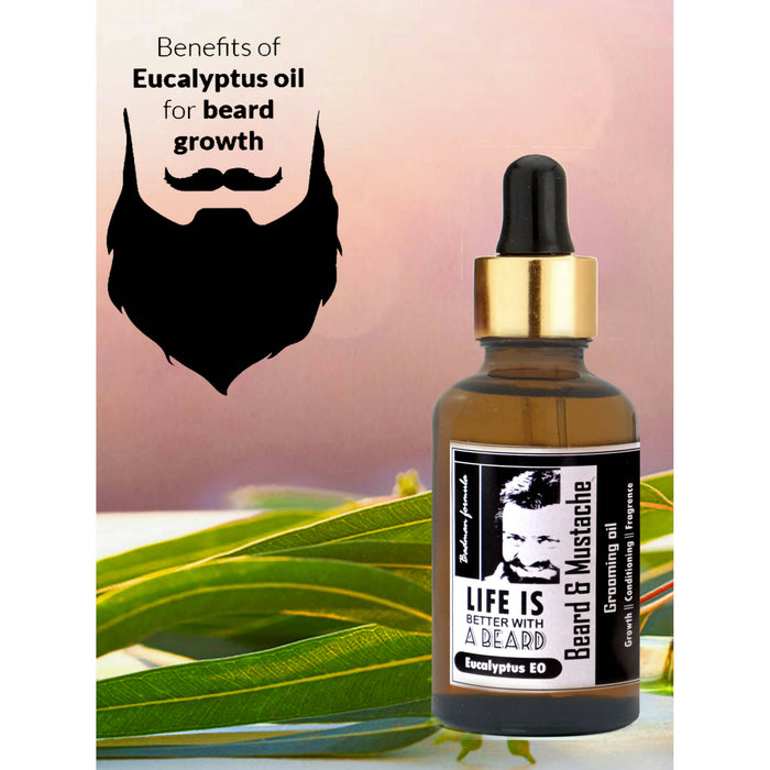 Beard & Mustache Oil | with clary sage and Eucalyptus blend