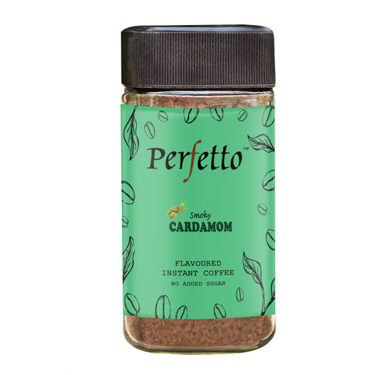 PERFETTO CARDAMOM FLAVOURED INSTANT COFFEE 50G JAR - Local Option