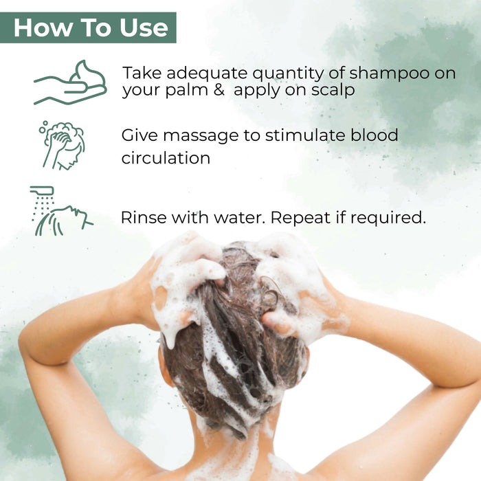 Guduchi Ayurveda Anti Hair Fall shampoo made from Amla, Bhringaraj and Hibiscus | SLS & Paraben FREE | Natural Actives | 250ML