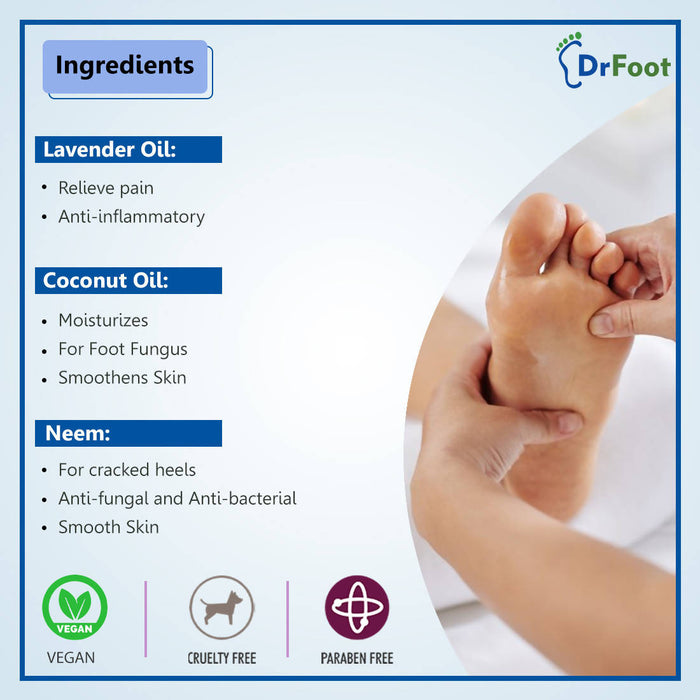 Dr Foot Cracked Heel Repair Oil for Soothing & Healing Cracked Heel | Make Heels Soft & Supple â€“ 100ml - Local Option