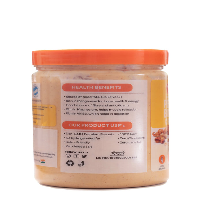 Organic Peanut Butter - Creamy (1kg)